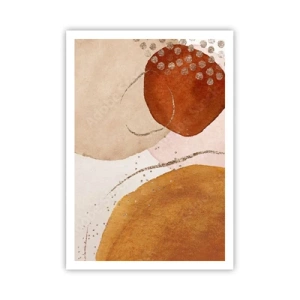 Poster - Rundheit und Bewegung - 70x100 cm