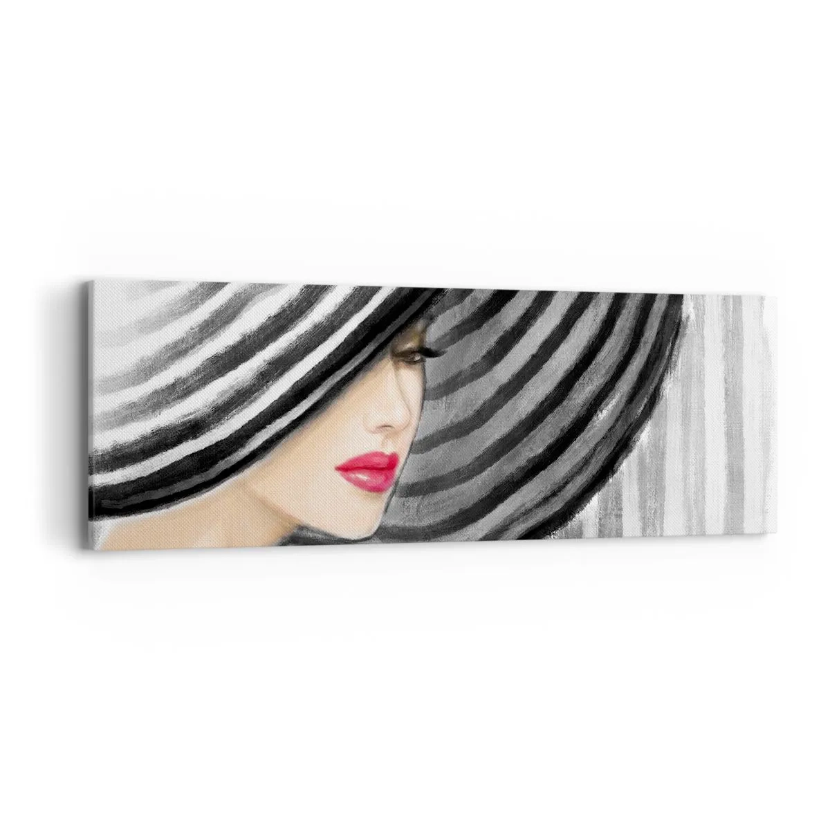 Bild auf Leinwand - Leinwandbild - Wo soll ich dich finden? - 90x30 cm