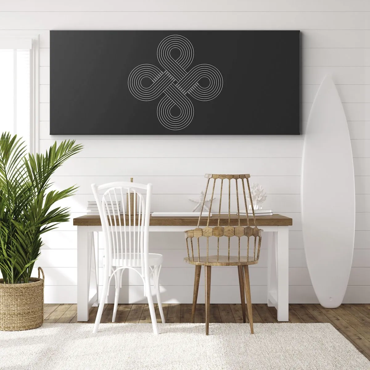 Bild auf Leinwand - Leinwandbild - Im keltischen Geist - 100x40 cm