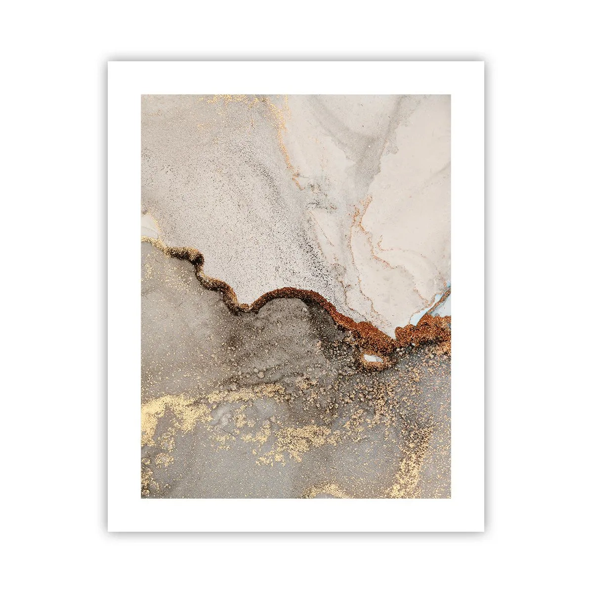 Poster - An der Grenze der Farben - 40x50 cm