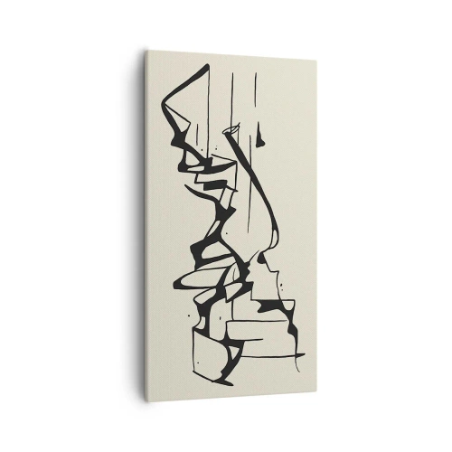 Bild auf Leinwand - Leinwandbild - Vielleicht eine Landschaft - 55x100 cm