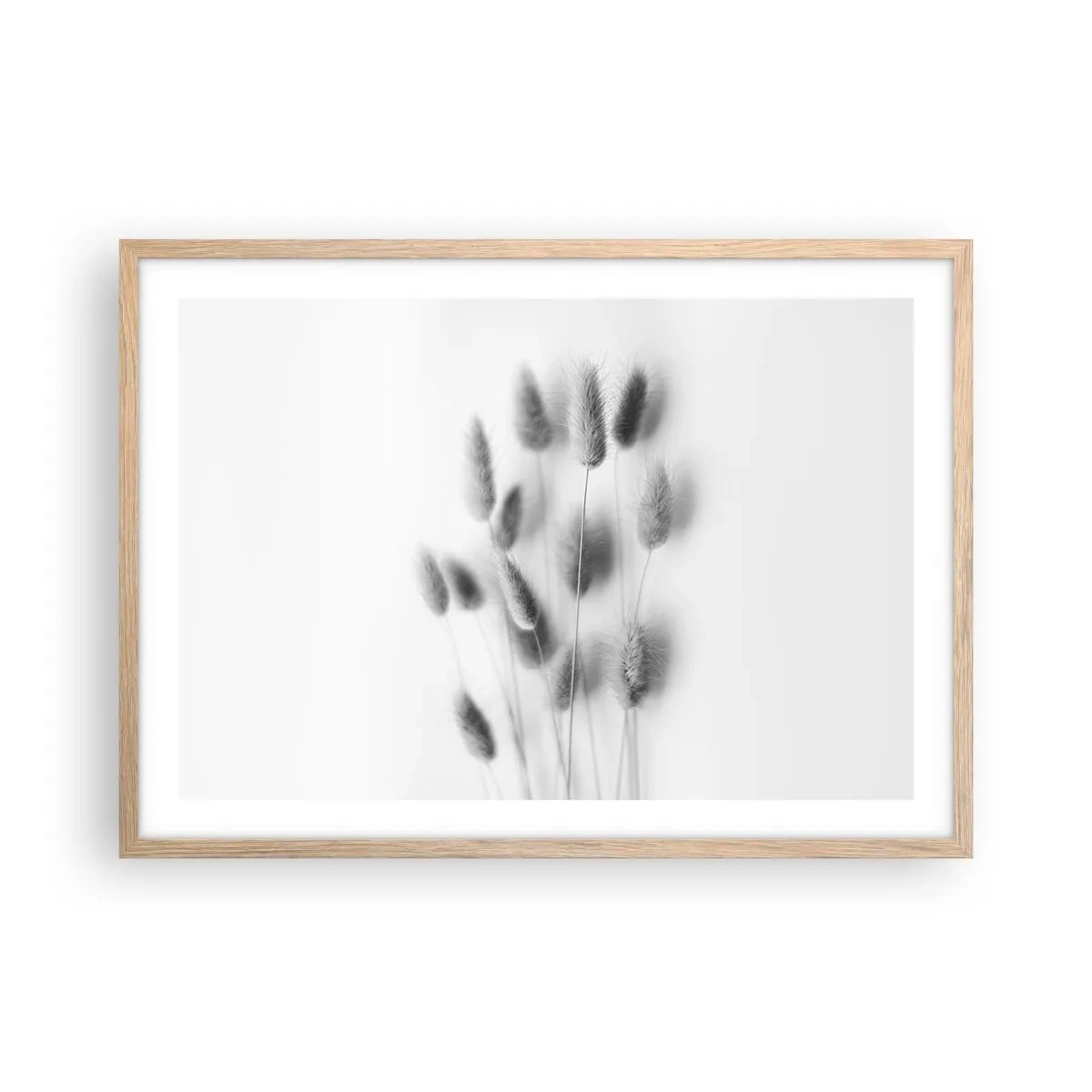 Poster in einem Rahmen aus heller Eiche - Eure flauschige Grashoheit - 70x50 cm
