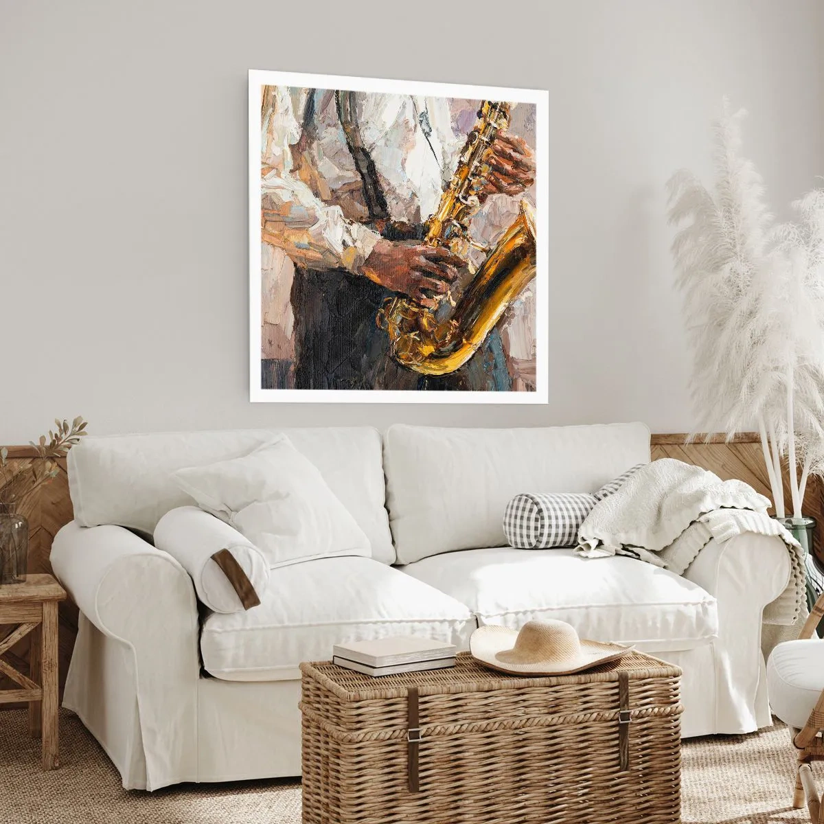 Poster - Zeit fürs Solo - 30x30 cm