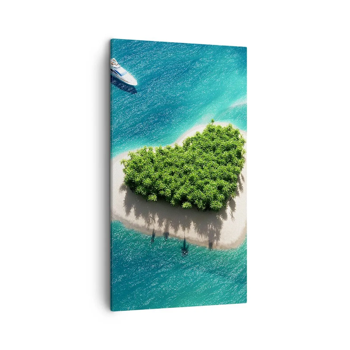 Bild auf Leinwand - Leinwandbild - ich liebe Sommer - 45x80 cm