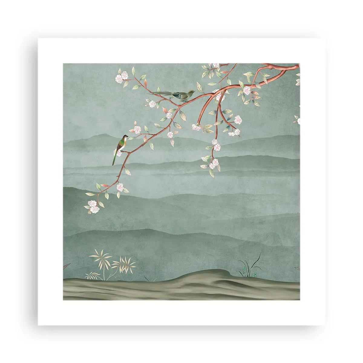 Poster - Frühling, oh, du bist es - 40x40 cm