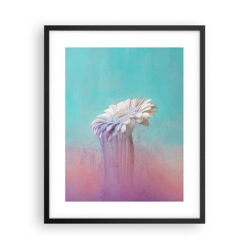 Poster in einem schwarzem Rahmen - Blumenunterwelt - 40x50 cm