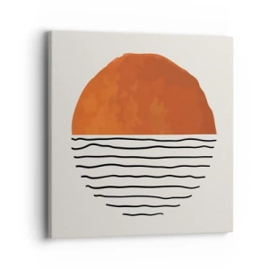 Bild auf Leinwand - Leinwandbild - Im japanischen Klima - 40x40 cm