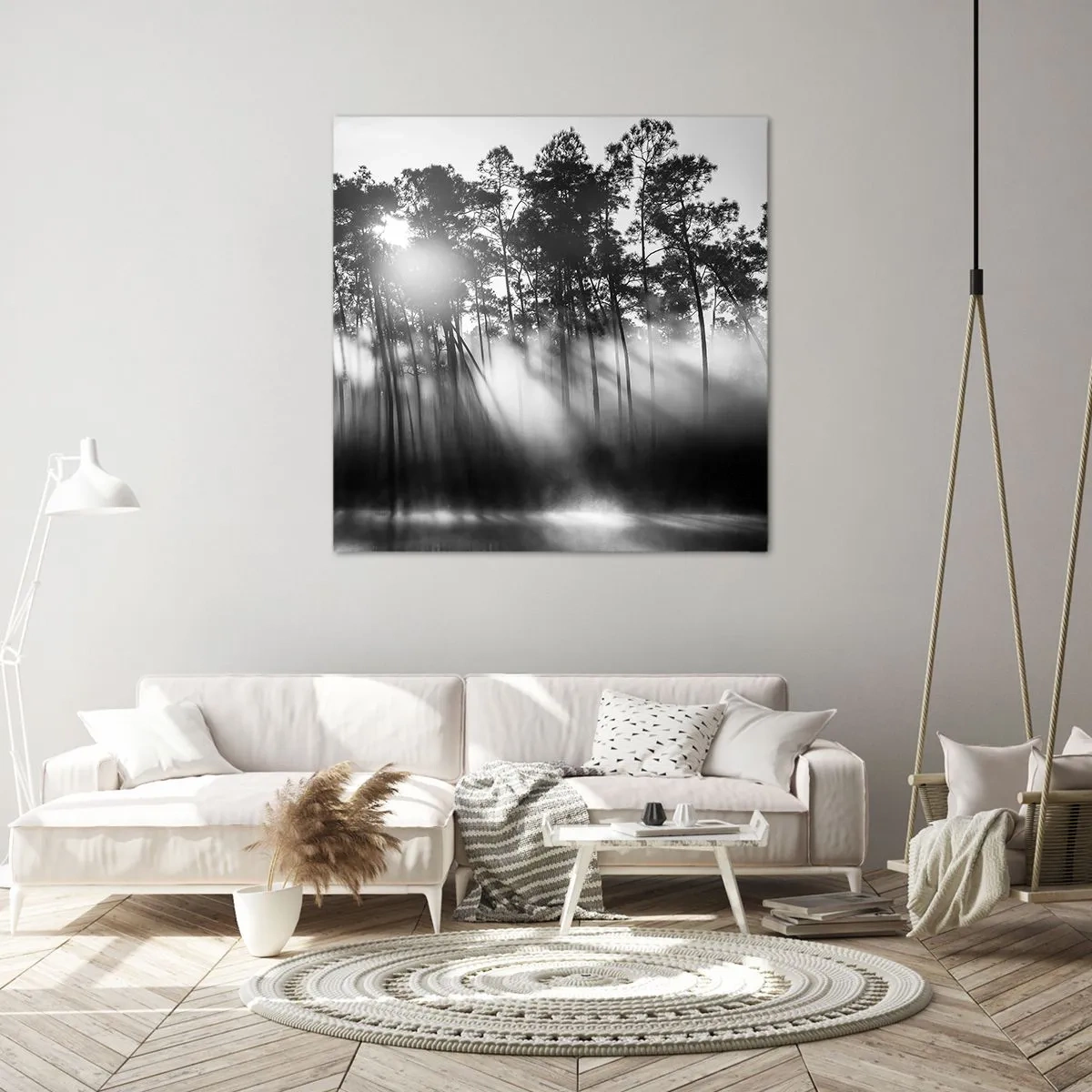 Bild auf Leinwand - Leinwandbild - Unaufhaltsame Sonne - 70x70 cm