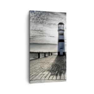 Bild auf Leinwand - Leinwandbild - Matrosen, ich warte auf euch - 45x80 cm