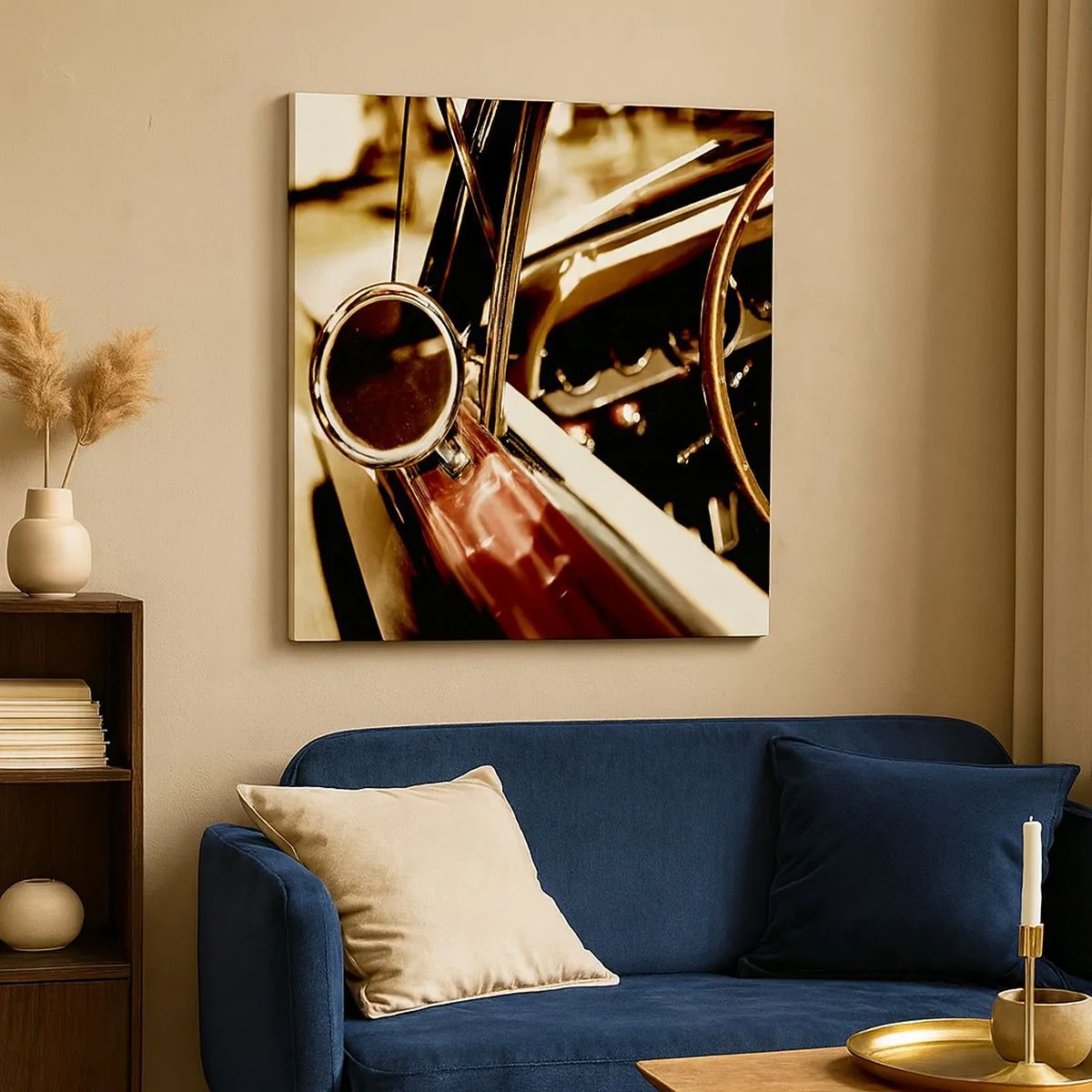 Bild auf Leinwand - Leinwandbild - Ein Auto mit Seele - 30x30 cm