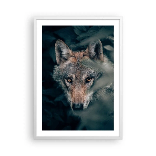 Poster in einem weißen Rahmen - Jäger - 50x70 cm