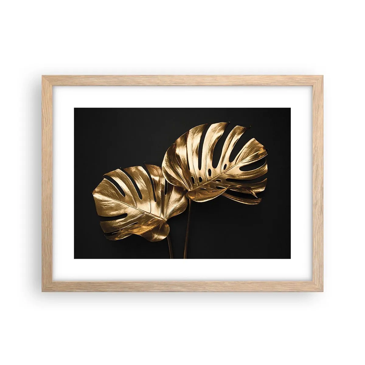 Poster in einem Rahmen aus heller Eiche - Die Schätze der Natur - 40x30 cm