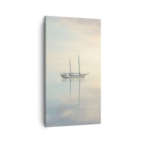 Bild auf Leinwand - Leinwandbild - Im Meer der Stille - 45x80 cm
