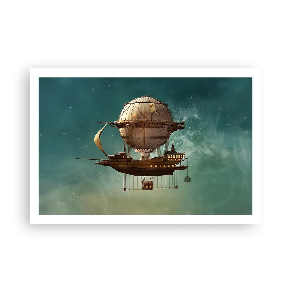 Poster - Jules Verne sagt Hallo - 91x61 cm