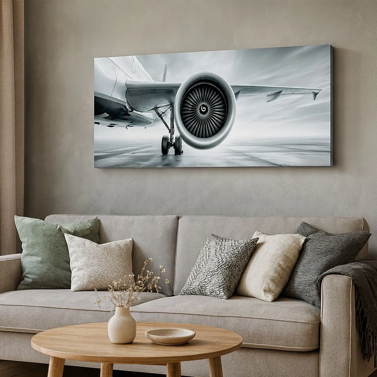 Bild auf Leinwand - Leinwandbild - Die Macht ist da! - 100x40 cm