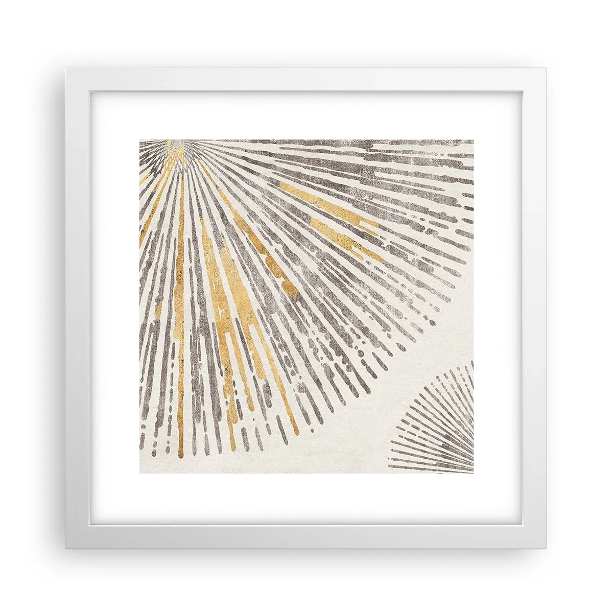 Poster in einem weißen Rahmen - Schönheit des Strahls - 30x30 cm