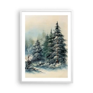 Poster in einem weißen Rahmen - Bereit für Weihnachten - 50x70 cm