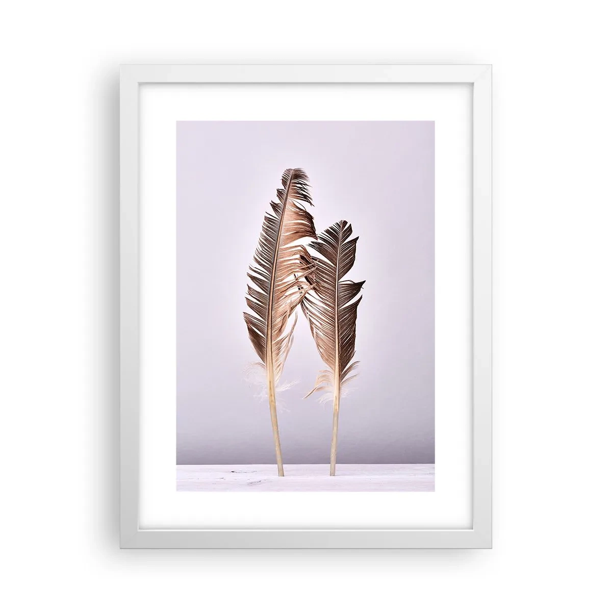 Poster in einem weißen Rahmen - Gegen das Nichts - 30x40 cm