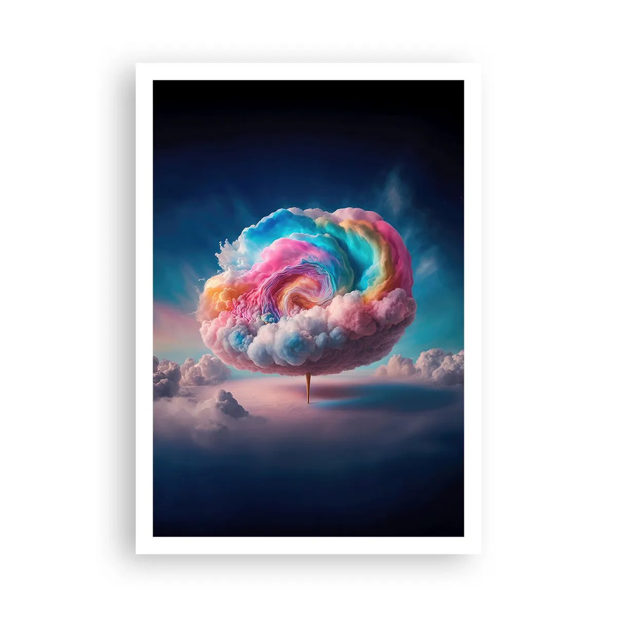 Poster - Traum von einem Vergnügungspark - 70x100 cm