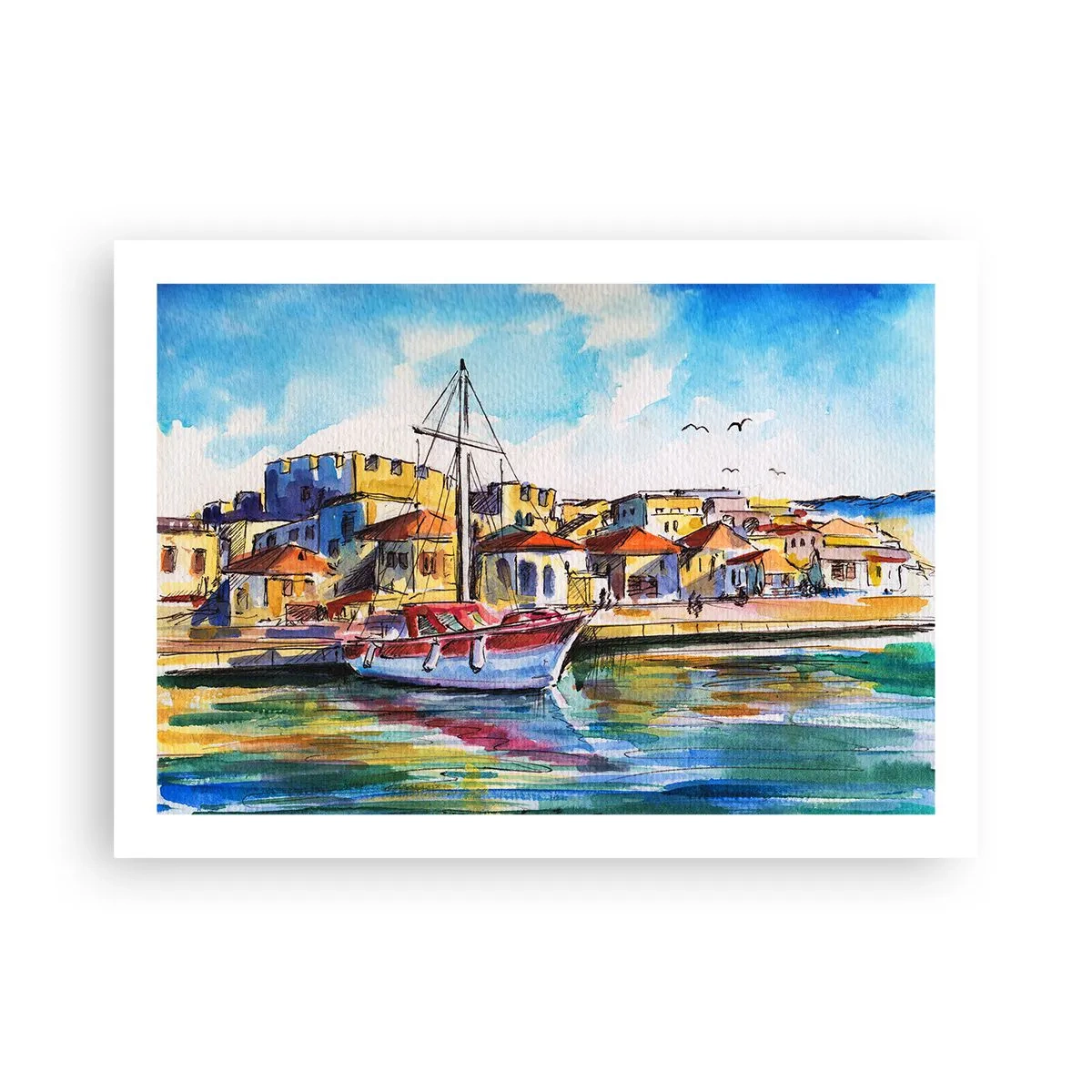 Poster - Regenbogennachmittag - 70x50 cm