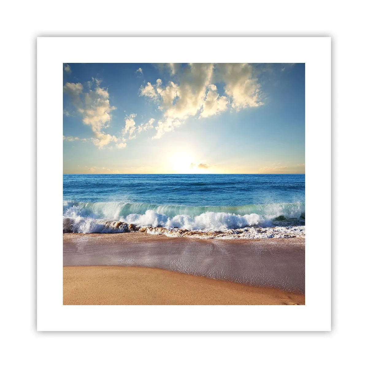 Poster - Bewegung und Stille zugleich - 40x40 cm