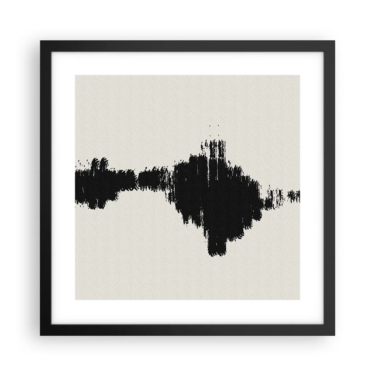 Poster in einem schwarzem Rahmen - Schwingungen der Fantasie - 40x40 cm