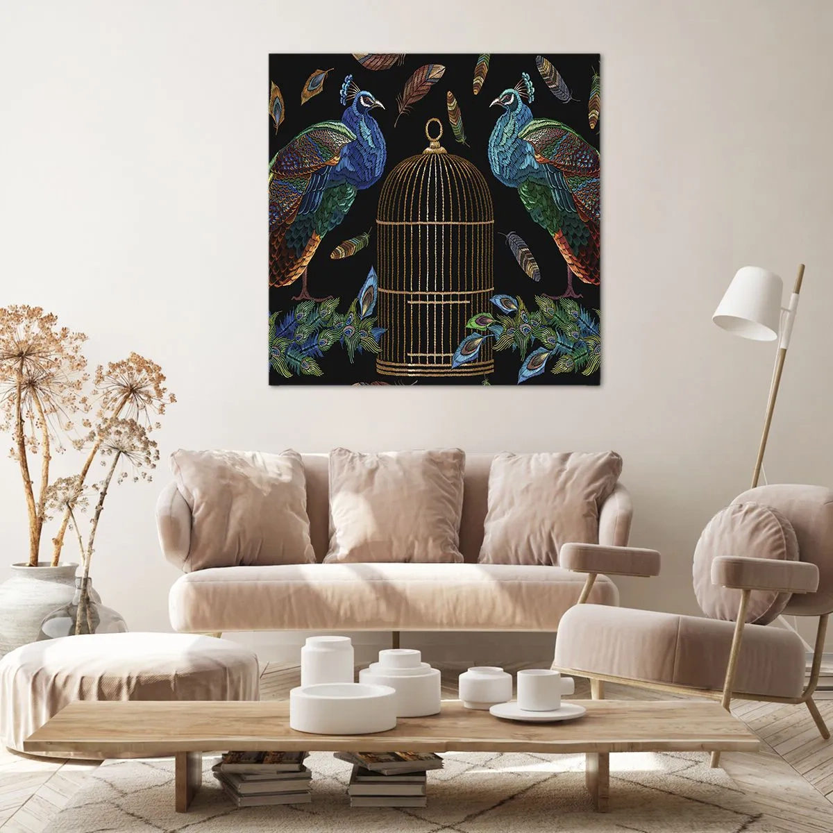 Bild auf Leinwand - Leinwandbild - In königlichen Gewändern - 40x40 cm