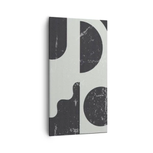 Bild auf Leinwand - Leinwandbild - Komposition oben und unten - 55x100 cm