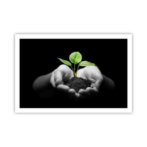 Poster - Ich liebe die Natur, ich beschütze sie - 91x61 cm