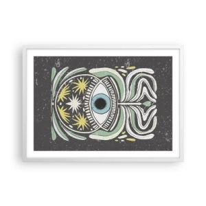 Poster in einem weißen Rahmen - Stammesrituale - 70x50 cm