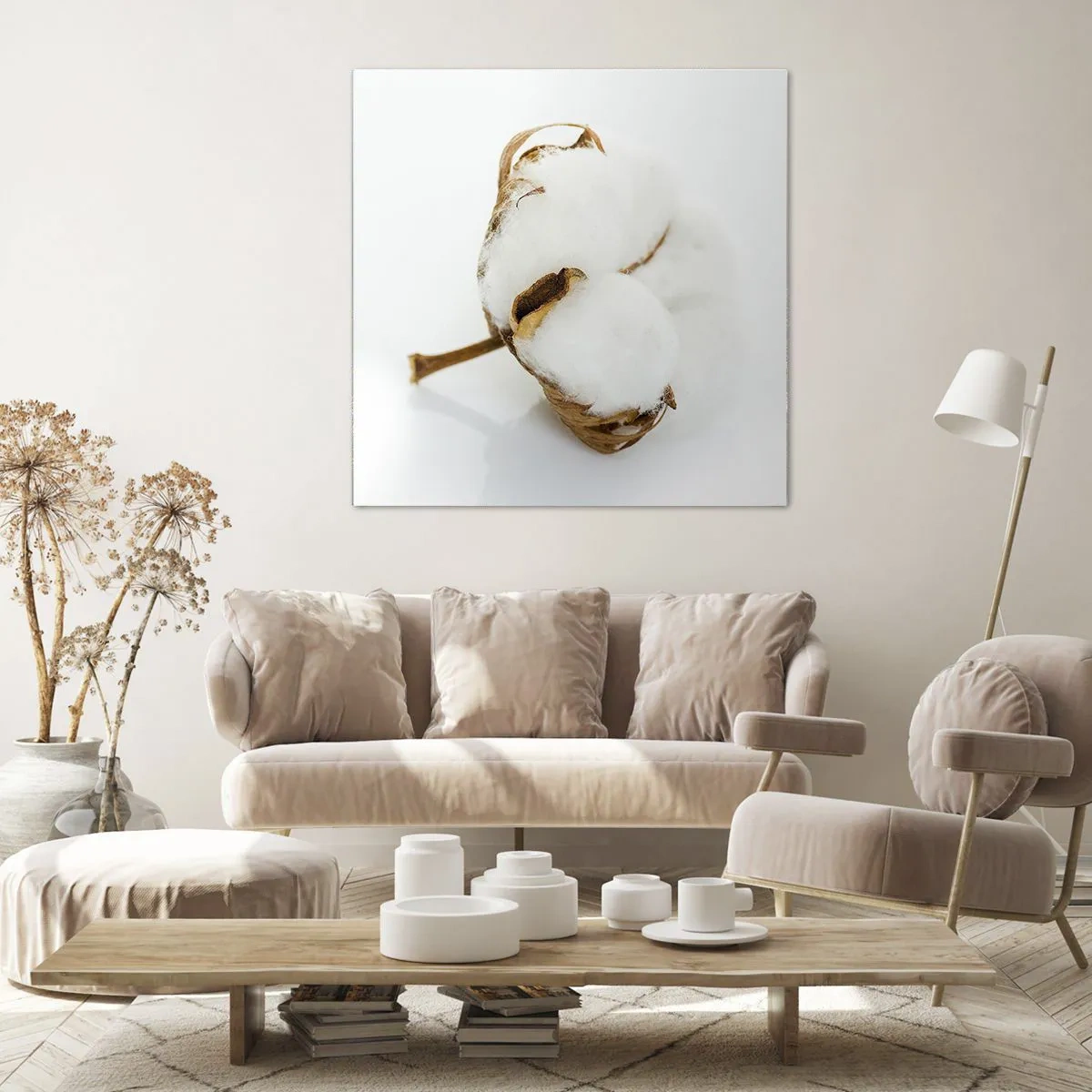 Bild auf Leinwand - Leinwandbild - Von Natur aus weich - 40x40 cm