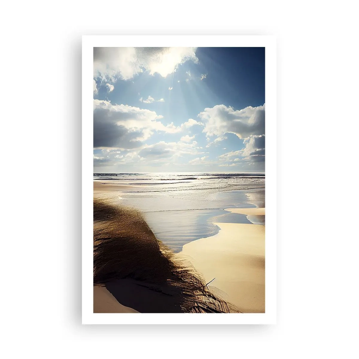 Poster - Strand, wilder Strand - 61x91 cm