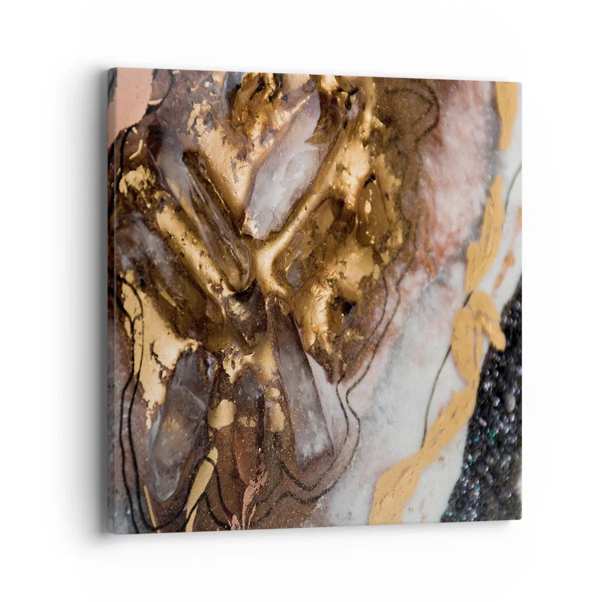 Bild auf Leinwand - Leinwandbild - Das Element der Erde - 40x40 cm