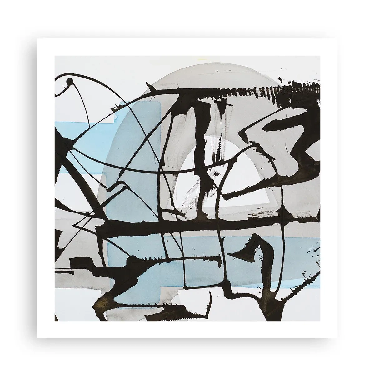 Poster - Trotzdem blau - 60x60 cm