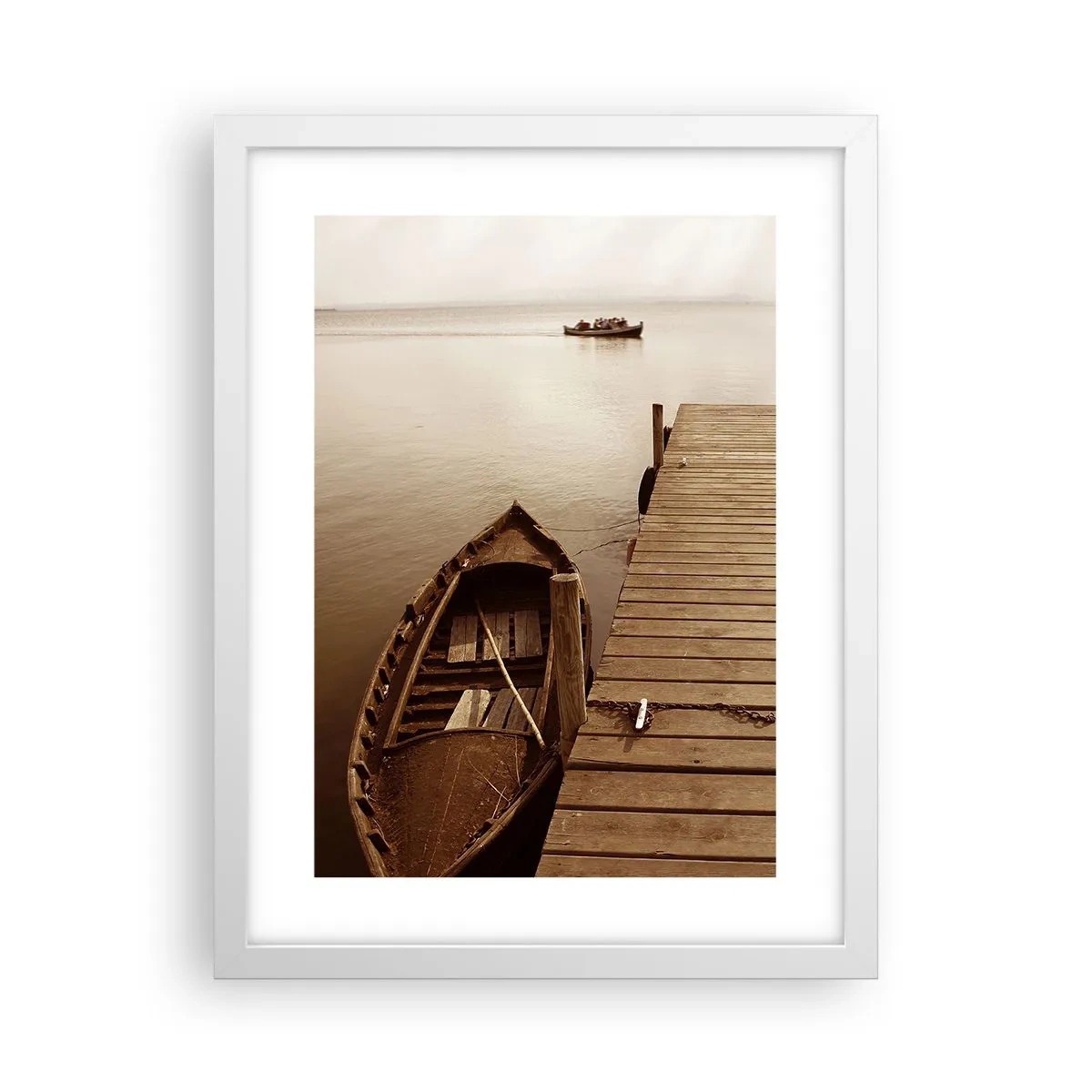 Poster in einem weißen Rahmen - Großer Frieden - 30x40 cm