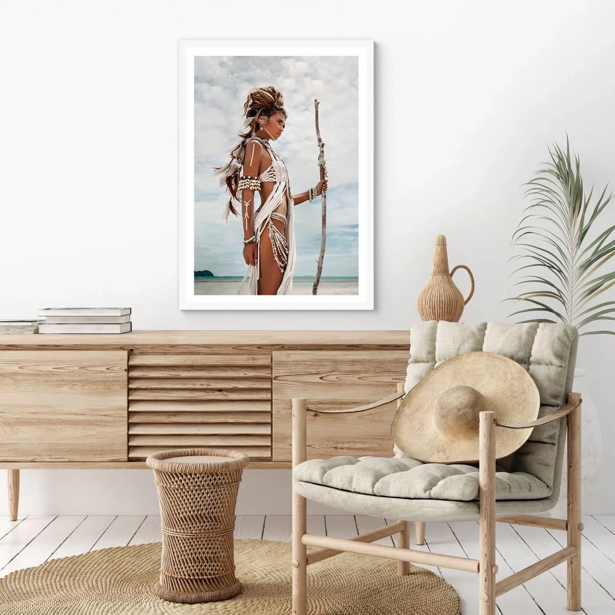 Poster in einem weißen Rahmen - Königin der Tropen - 30x40 cm
