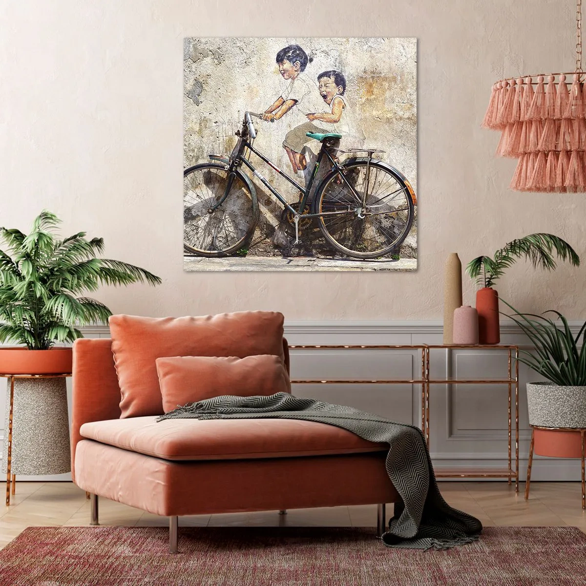 Bild auf Leinwand - Leinwandbild - Richtig oder falsch? - 30x30 cm