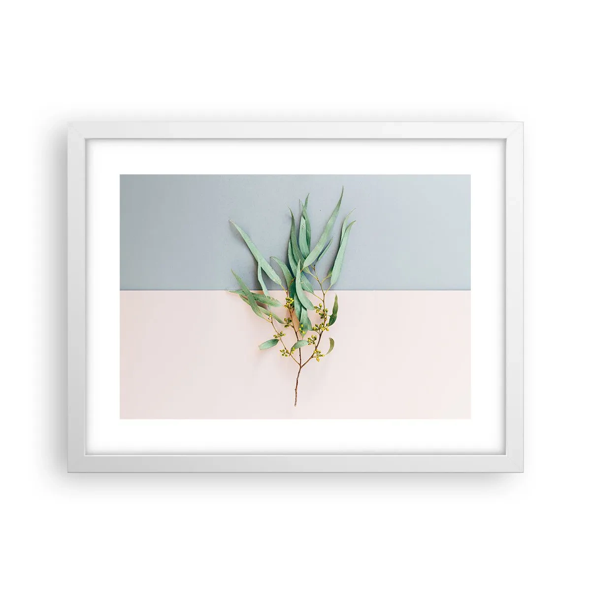 Poster in einem weißen Rahmen - Pastellige Subtilität - 40x30 cm