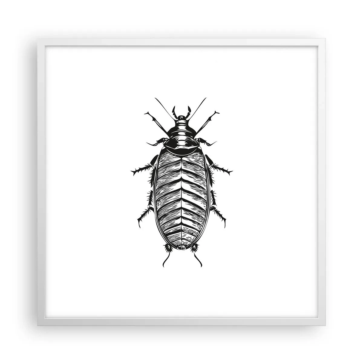 Poster in einem weißen Rahmen - Was für ein Exemplar! - 60x60 cm