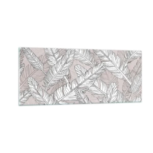 Glasbild - Bild auf glas - Ein Federwirbel - 100x40 cm