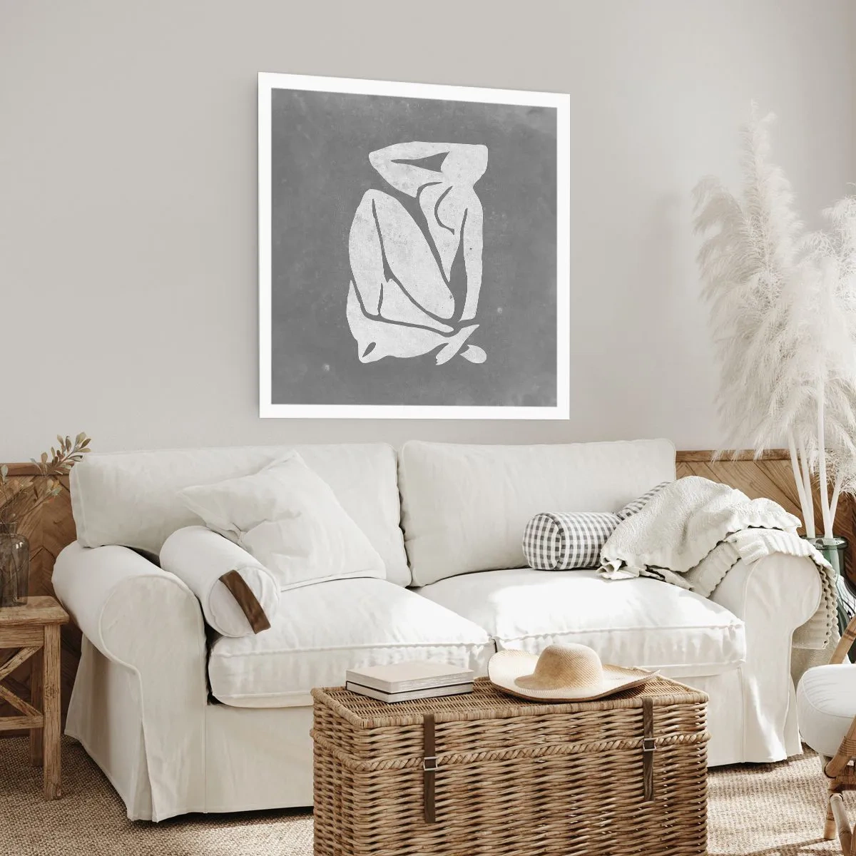 Poster - In Gedanken versunken - 60x60 cm