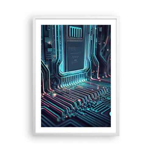 Poster in einem weißen Rahmen - Ich denke nur… - 50x70 cm