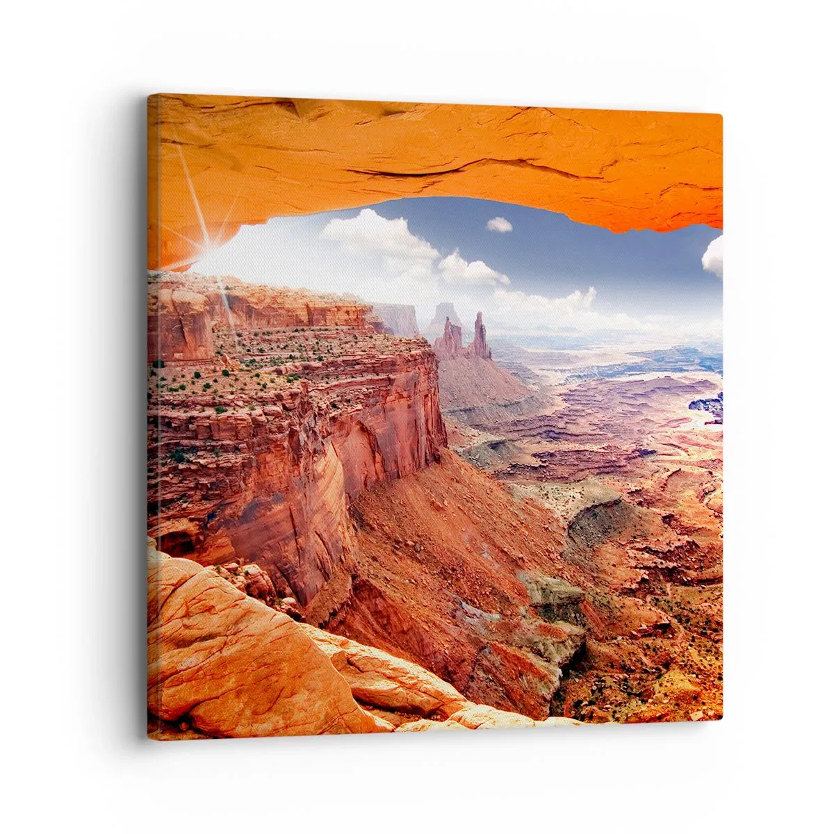 Bild auf Leinwand - Leinwandbild - Von der Natur selbst geschnitzt - 30x30 cm