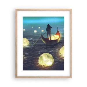 Poster in einem Rahmen aus heller Eiche - Dinge, von denen Philosophen nie geträumt haben - 40x50 cm