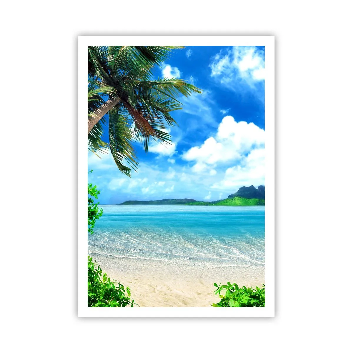 Poster - Das Azurblau der Tropen - 70x100 cm