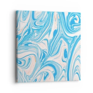 Bild auf Leinwand - Leinwandbild - Sumpf in Türkis - 30x30 cm