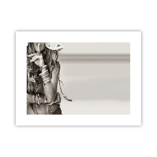 Poster - Wieso ein Mädchen - 40x30 cm