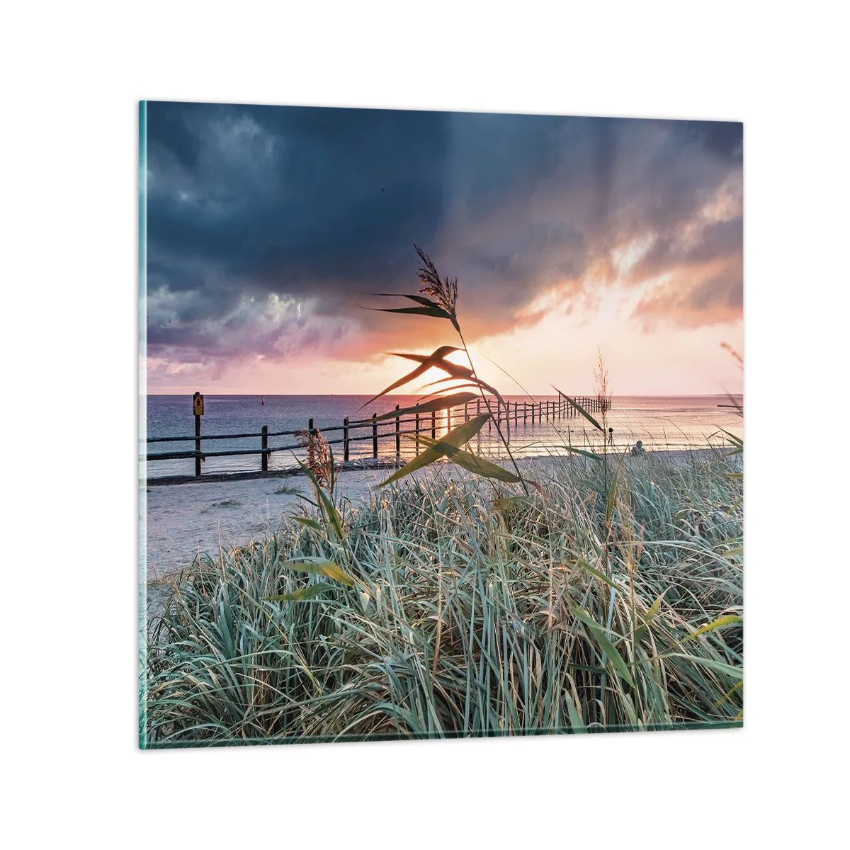 Glasbild - Bild auf glas - Es vergeht nicht mit dem Wind - 50x50 cm