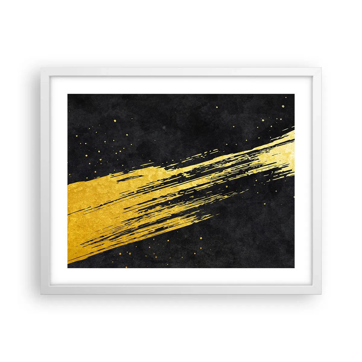 Poster in einem weißen Rahmen - Sprung in den Hyperraum - 50x40 cm