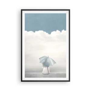 Poster in einem schwarzem Rahmen - Am Rande der Realität und Träume - 61x91 cm